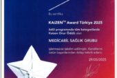 KAIZEN AWARD TÜRKİYE 2025’TE ONUR ÖDÜLÜ MEDICABIL’İN OLDU…