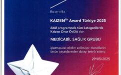 KAIZEN AWARD TÜRKİYE 2025’TE ONUR ÖDÜLÜ MEDICABIL’İN OLDU…
