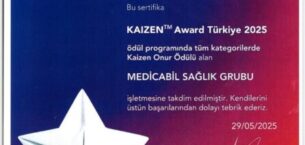 KAIZEN AWARD TÜRKİYE 2025’TE ONUR ÖDÜLÜ MEDICABIL’İN OLDU…