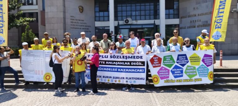 EĞİTİM SEN OLARAK TOPLU SÖZLEŞME TALEPLERİMİZDE ISRARCI, BİRLEŞİK MÜCADELEDE KARARLIYIZ!