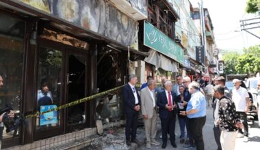 Başkan Bozbey’den yangında zarar gören bölgelere ziyaret