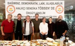 TÖB-SEN KAHVALTIDA BULUŞTU