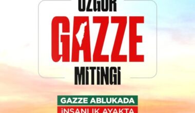 Saadet Partisinden “Özgür Gazze” mitingi