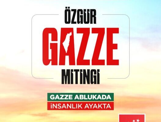 Saadet Partisinden “Özgür Gazze” mitingi