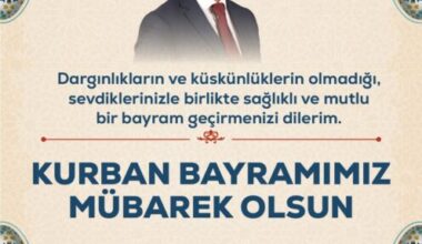 Gemlik Belediye Başkanı Şükrü Deviren’den Bayram mesajı