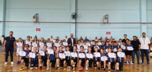Başkan Karabatı’dan minik sporculara moral ziyareti