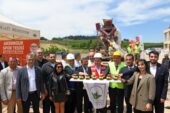 Aksungur Spor Tesisi için ilk harç döküldü
