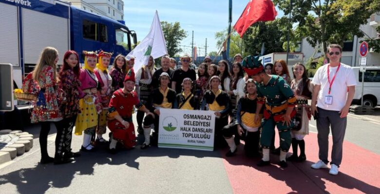 Almanya’daki Hessentag 2025 Festivali’nde Osmangazi rüzgarı