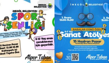 İNEGÖL BELEDİYESİ’NDEN BABALAR GÜNÜNDE İKİ AYRI ETKİNLİK