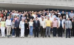 Başkan Aydın mesai arkadaşlarıyla bayramlaştı