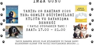 Gemlikli Yazar Çağdaş Subaşı, yeni bir imza gününe ve sosyal projeye hazırlanıyor. 