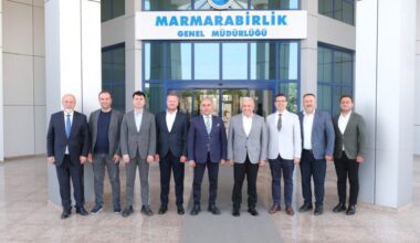 Başkan Şadi Özdemir’den Marmarabirlik’e hayırlı olsun ziyareti
