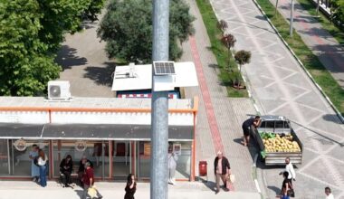Gemlik Çarşı Meydanı’na Hava Kalitesi Ölçüm Cihazı Kuruldu