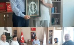 LGS Şampiyonu Gemlik İlçe Milli Eğitim Müdürü Adnan Uluğ tarafından kabul edildi.