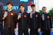 Belediyesporlu yüzücü Özgür Yonca, Avrupa üçüncüsü