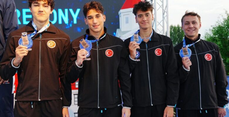 Belediyesporlu yüzücü Özgür Yonca, Avrupa üçüncüsü
