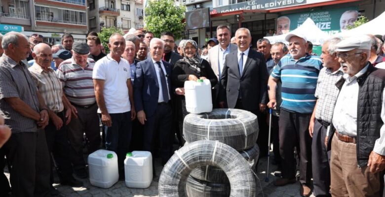 Bursa’dan Domaniç’e tarımsal destek