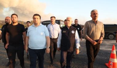 Başkan Bozbey, “Yangının 6 farklı bölgede bir anda başlamış olması düşündürücü”