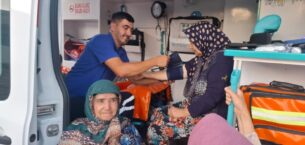 Büyükşehir’den yangın bölgesinde sağlık hizmeti