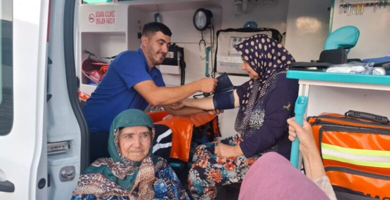 Büyükşehir’den yangın bölgesinde sağlık hizmeti