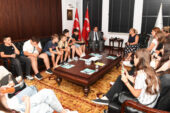 Bosnalı öğrencilerden Başkan Aydın’a ziyaret
