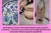 GEMLİK’TE KADIN EMEĞİ FESTİVALİ İÇİN BAŞVURULAR BAŞLADI