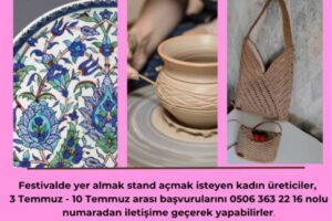 GEMLİK’TE KADIN EMEĞİ FESTİVALİ İÇİN BAŞVURULAR BAŞLADI