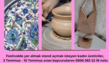 GEMLİK’TE KADIN EMEĞİ FESTİVALİ İÇİN BAŞVURULAR BAŞLADI