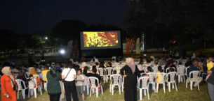 Osmangazi’de açık hava sinema keyfi devam ediyor