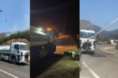 İNEGÖL BELEDİYESİ’NDEN YANGIN BÖLGESİNDEKİ SÖNDÜRME ÇALIŞMALARINA DESTEK