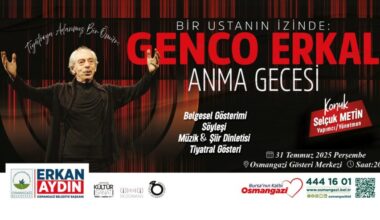 Usta sanatçı Genco Erkal Osmangazi’de anılacak