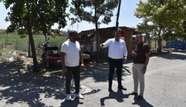 Karacabey Belediyesi mahallelerin sorunlarını yerinde tespit ediyor