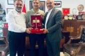 Bursa Pazarcılar Odası Başkanı Refik Aksu’dan Gemlik Belediye Başkanı Şükrü Deviren’e Ziyaret