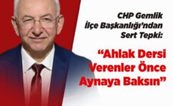 CHP Gemlik İlçe Başkanlığı’ndan Sert Tepki: “Ahlak Dersi Verenler Önce Aynaya Baksın!”