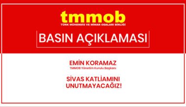 TMMOB BURSA ; “SİVAS KATLİAMINI UNUTMAYACAĞIZ!”