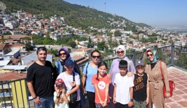 Minik arkeologlar Bursa’nın tarihi mekanlarını gezdi