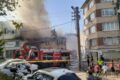 HAŞİM İŞCAN CADDESİNDE KORKUTAN YANGIN