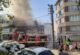 HAŞİM İŞCAN CADDESİNDE KORKUTAN YANGIN