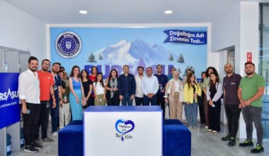 GENÇLER, BURSA SU’YUN ÜRETİMDEN SATIŞA OLAN YOLCULUĞUNU YERİNDE GÖRDÜLER