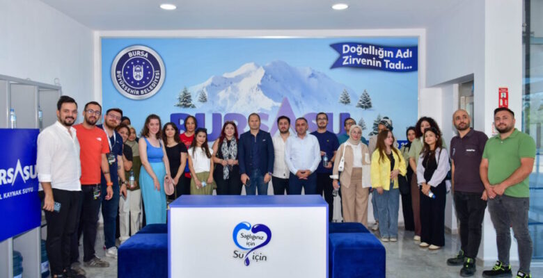 GENÇLER, BURSA SU’YUN ÜRETİMDEN SATIŞA OLAN YOLCULUĞUNU YERİNDE GÖRDÜLER
