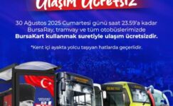 30 AĞUSTOS ZAFER BAYRAMI’NDA ULAŞIM ÜCRETSİZ