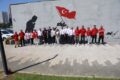ZAFER RUHU, ŞEHİTLİK ABİDESİ DUVARLARINA YANSITILDI