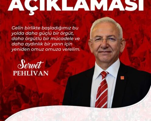 Servet Pehlivan’dan Adaylık Açıklaması