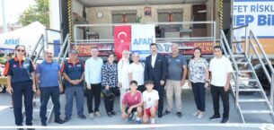 DEPREM SİMÜLASYON TIRI’NA YENİŞEHİRLİLERDEN YOĞUN İLGİ