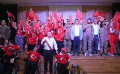 Engelli bireylerden Osmangazi’de 30 Ağustos Zafer Bayramı kutlaması