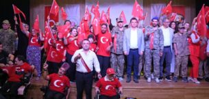 Engelli bireylerden Osmangazi’de 30 Ağustos Zafer Bayramı kutlaması