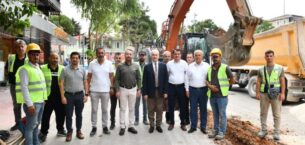 MKP Bursa Caddesi’nde Altyapı Çalışmaları Başladı 
