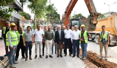 MKP Bursa Caddesi’nde Altyapı Çalışmaları Başladı 