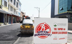 Osmangazi’de Bir yol Daha Yenilendi