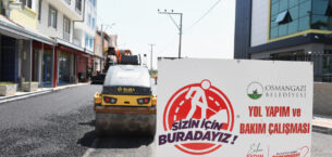 Osmangazi’de Bir yol Daha Yenilendi